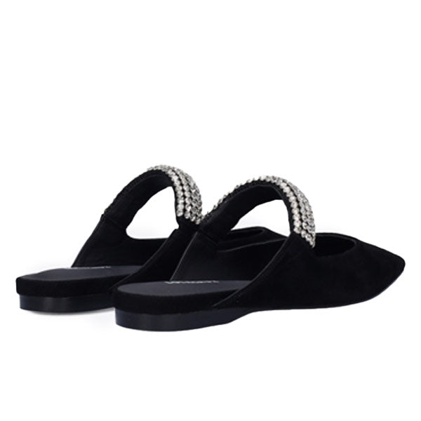 Bliza | Embellished Velvet Mule