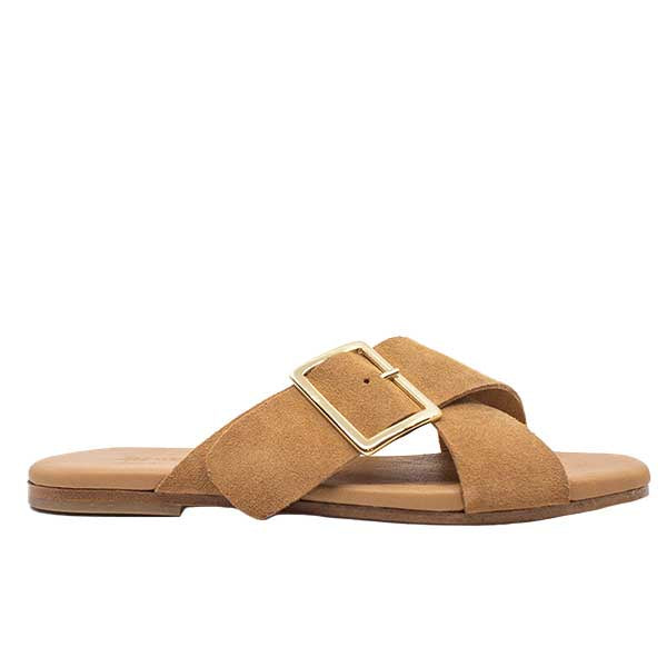 Tita Camel | Statement Buckle Slide