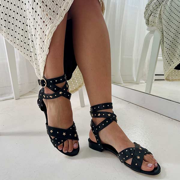 Gordon II | Studded Leather Sandal