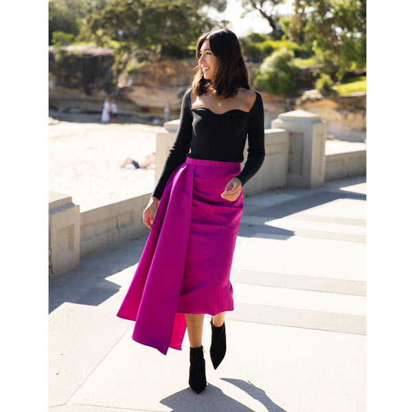 Mi/Mai Noumea black leather ankle boot lifestyle 5