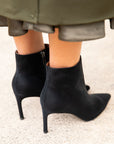 Mi/Mai Noumea black leather ankle boot lifestyle