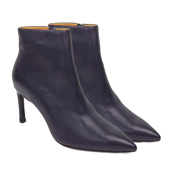 Noura Navy | Stiletto ankle boot