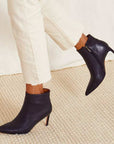 Noura Navy | Stiletto ankle boot