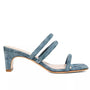Pia Blue | Low Heel Mule