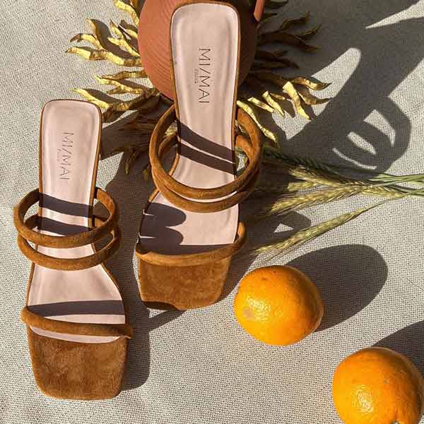 Pia Brown | Low Heel Mule