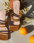 Pia Brown | Suede Mule