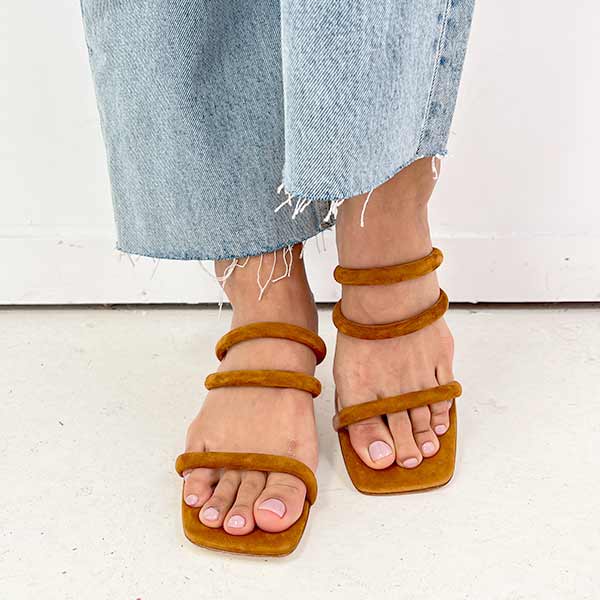 Pia Brown | Low Heel Mule