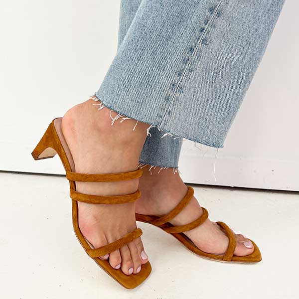 Pia Brown | Low Heel Mule