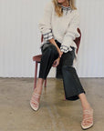 5 Strings Off White | Leather Mule