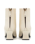 Reike Nen pointed clean ankle boot off-white back 