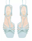 Mi/Mai Corfu Blue Low heel strappy sandal top