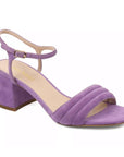 Mi/Mai Peony Lilac Mid heel sandal angle