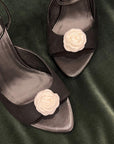 White Rosette (set of 2) | Shoe Clips