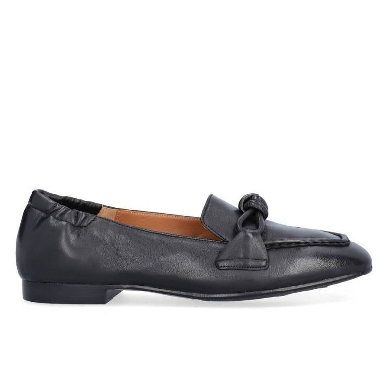 A9419 Black Leather | Memory Foam Loafers