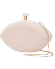 Shiva Oval Clutch | Light Pink