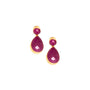 Amara Drop Earrings | Fuschia Pink