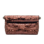 Shine Sequin Pochette | Chocolate