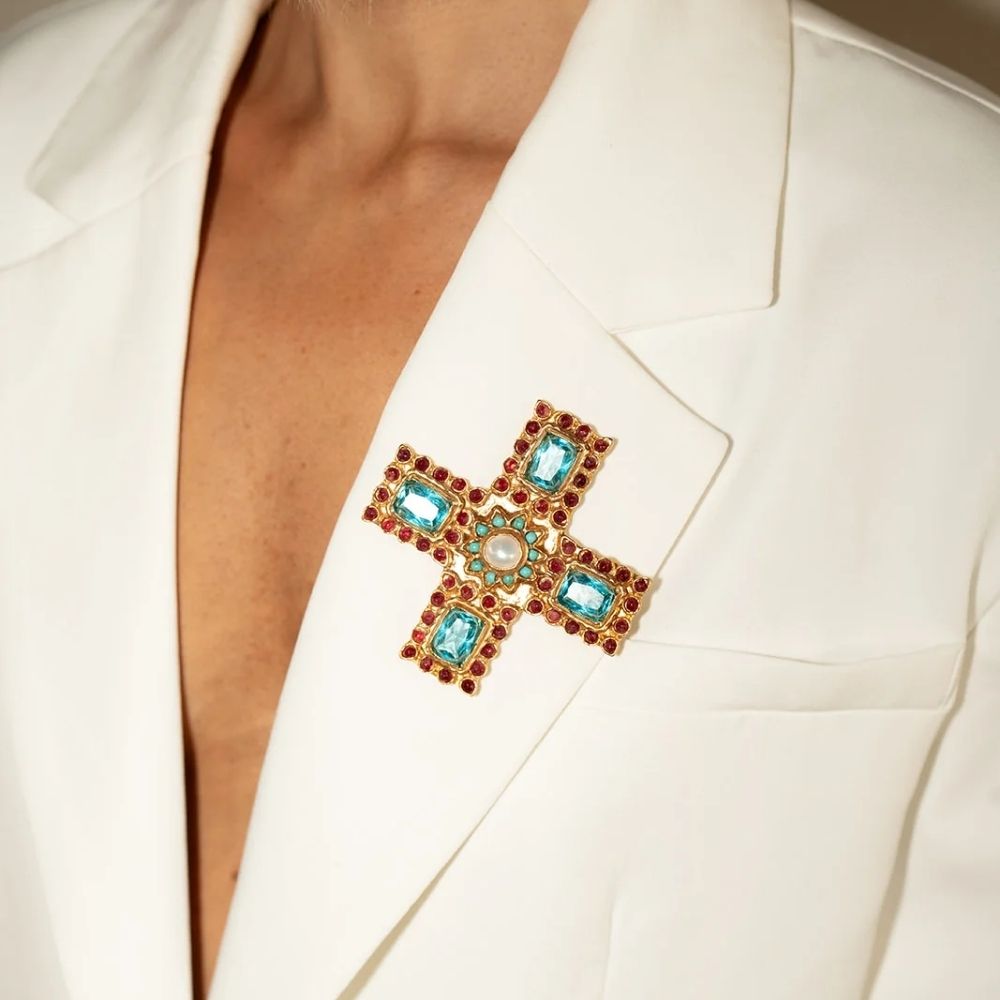 Main  Character Energy Blue | Pin Brooch