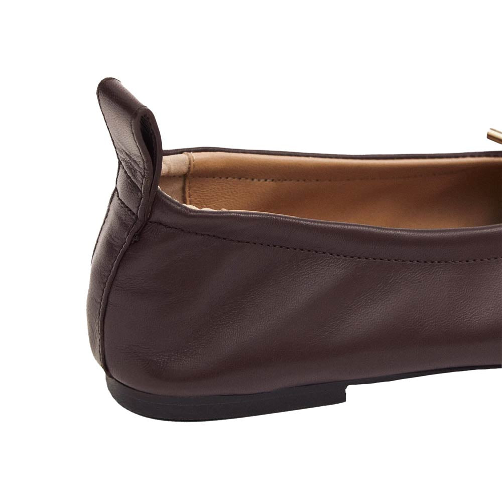 Rosalind Brown | Leather Ballet Flat