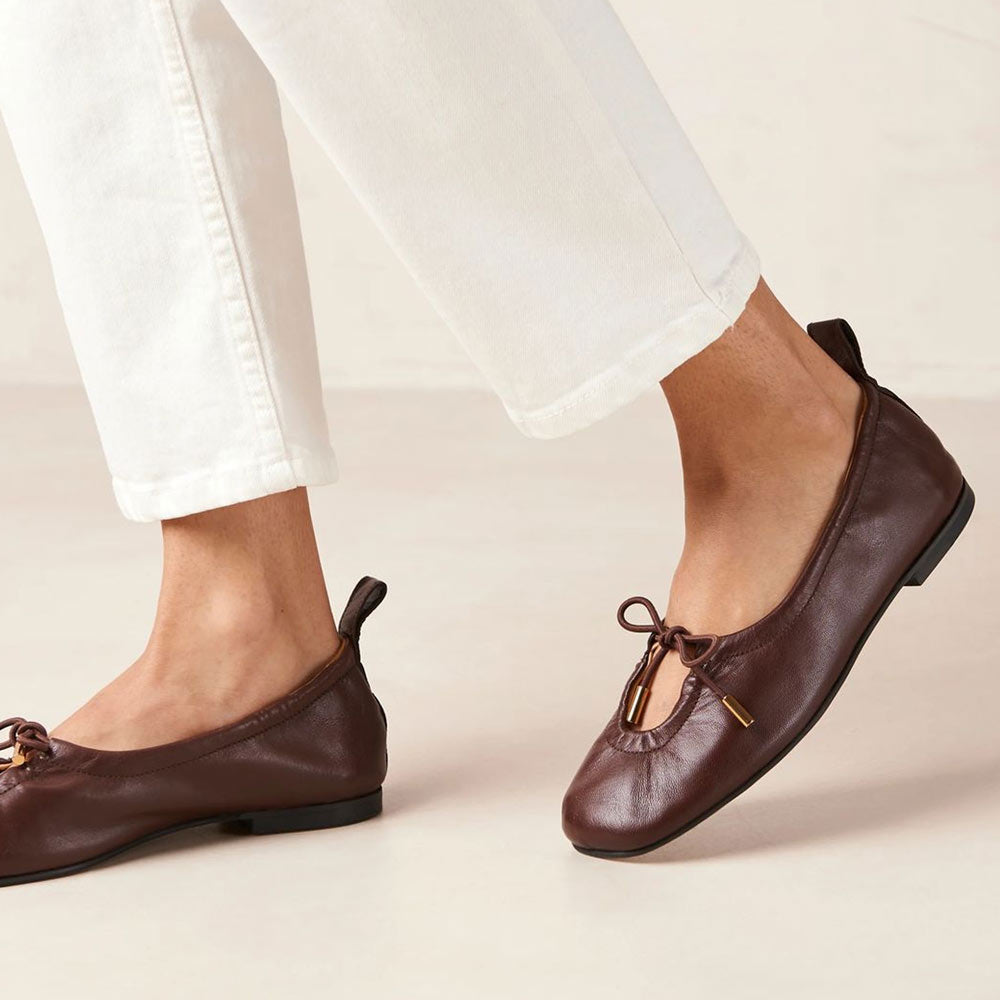 Rosalind Brown | Leather Ballet Flat