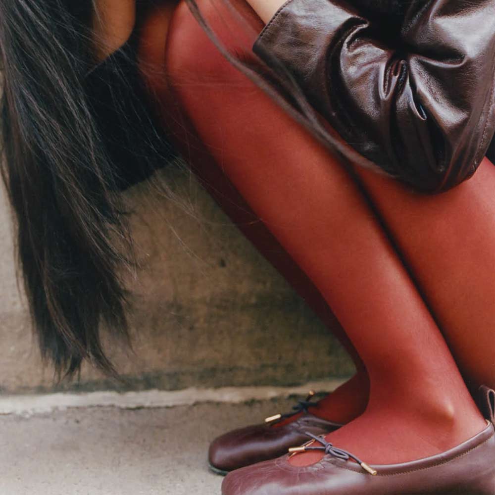 Rosalind Brown | Leather Ballet Flat