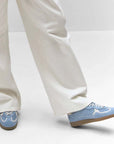TB.490 Rife Cornflower Blue | Suede Sneaker