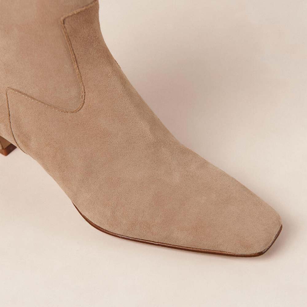 Nash Beige | Suede Boot