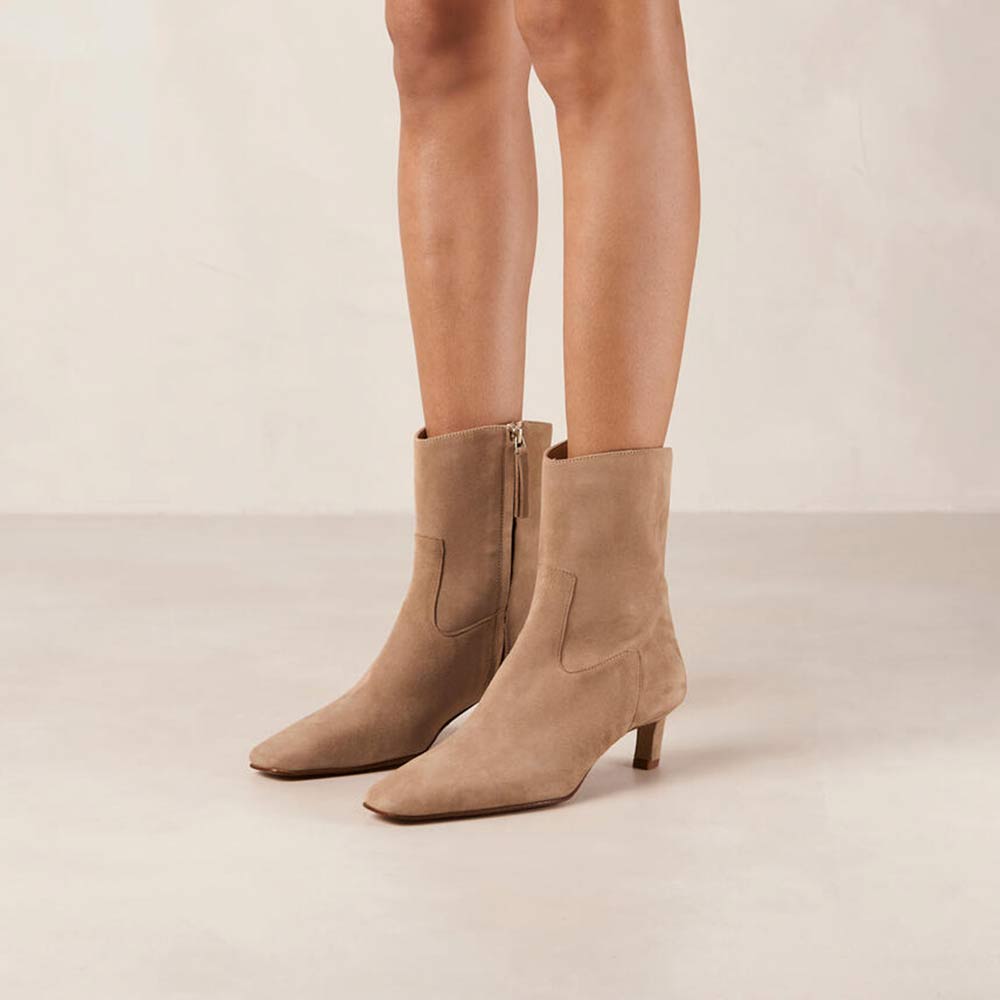 Nash Beige | Suede Boot