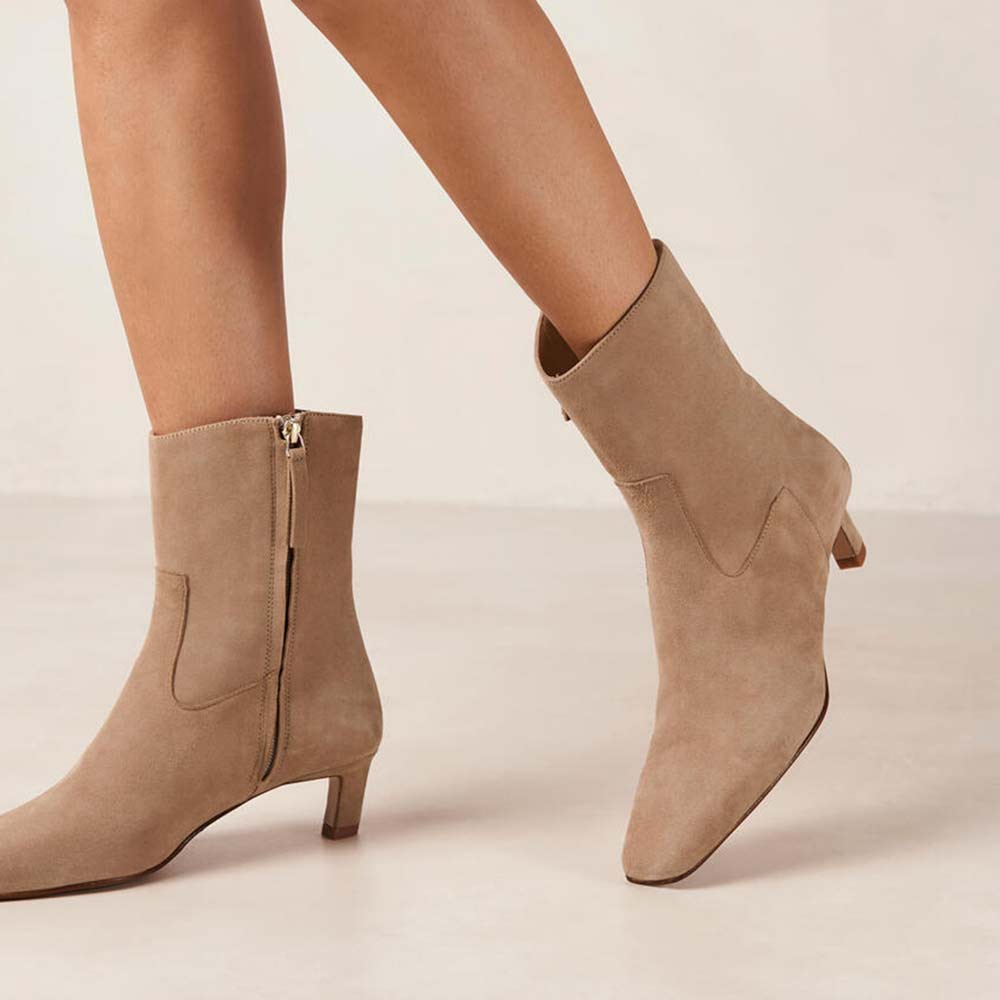 Nash Beige | Suede Boot