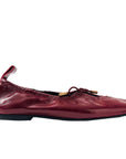 Rosalind Onix Burgundy | Patent Ballet Flat