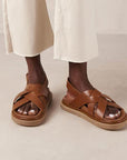 Trunca Brown | Chunky Leather Sandals