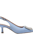 Elisabetta Blue | Satin Pump