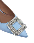 Elisabetta Blue | Satin Pump