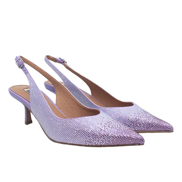 Paula Lilac | Embellished Slingback