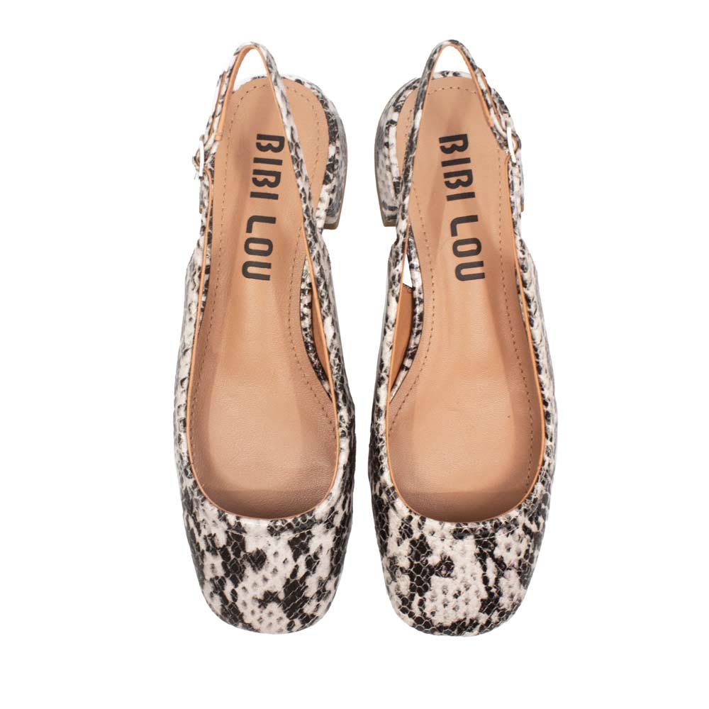 Tesa Snake | Low Heel Slingback