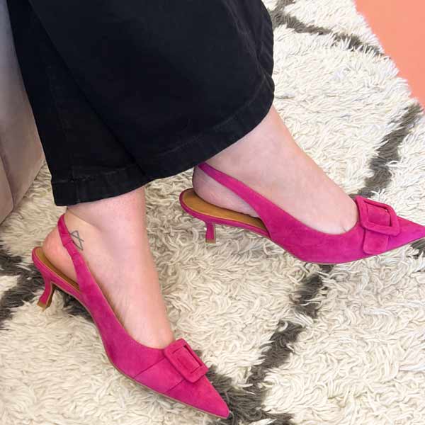 A4592 Fuchsia | Slingback pump