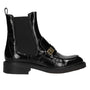 A5057 Black | Leather Ankle Boot