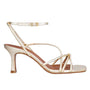A8171 Gold | Strappy Leather Sandal