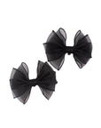 Black Bow (set of 2) | Shoe Clips