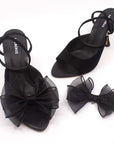 Black Bow (set of 2) | Shoe Clips