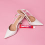 Carmen White | Leather Slingback pump