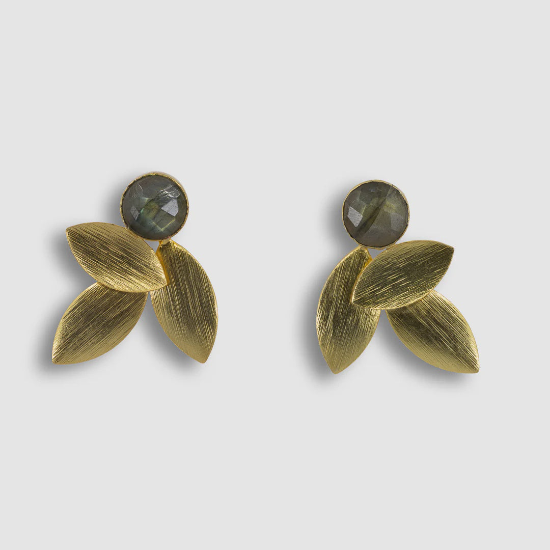 Petal Drop Earrings | Opal