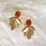 Gilded Petal Earring | Orange