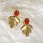 Gilded Petal Earring | Orange