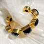 Gemstone Cuff | Black