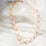 Svara Necklace | Light Pink