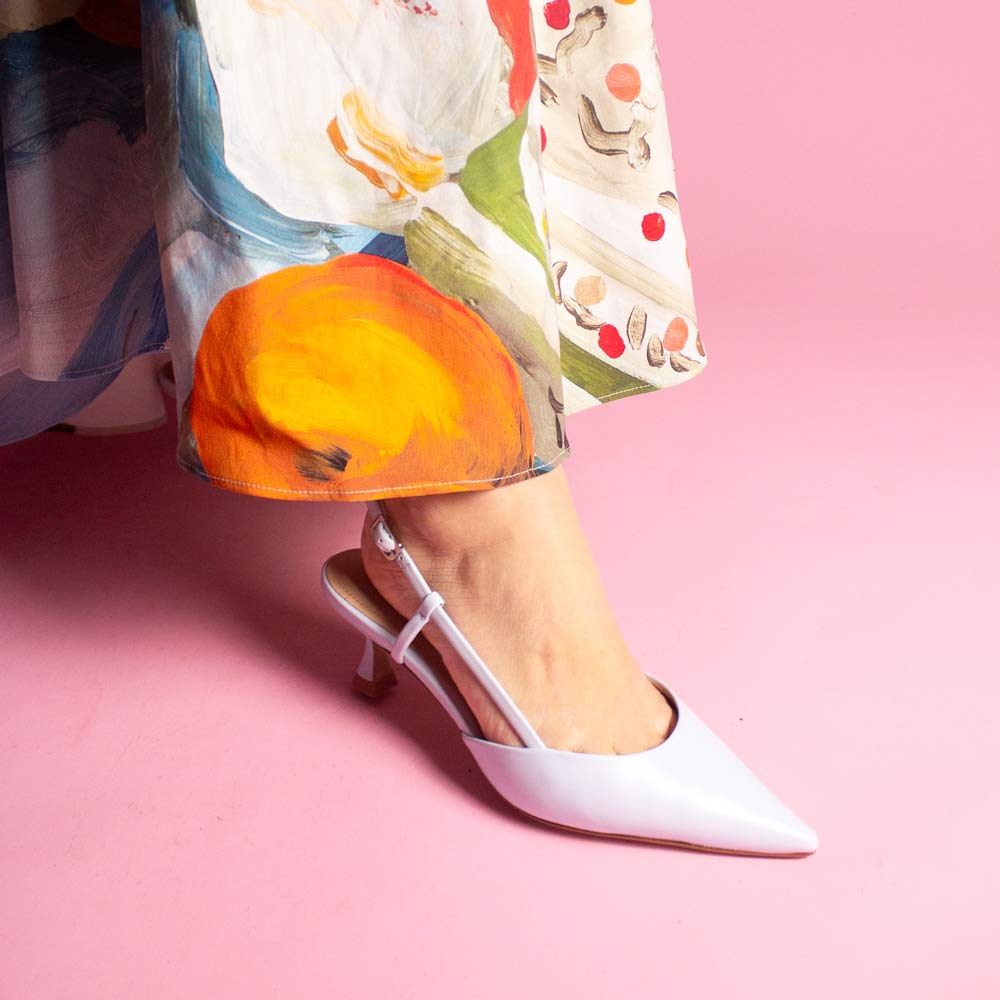 Carmen 55 Powder Blue | Slingback pump