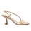Lola Cruz Desana off-white leather mid heel strappy sandal