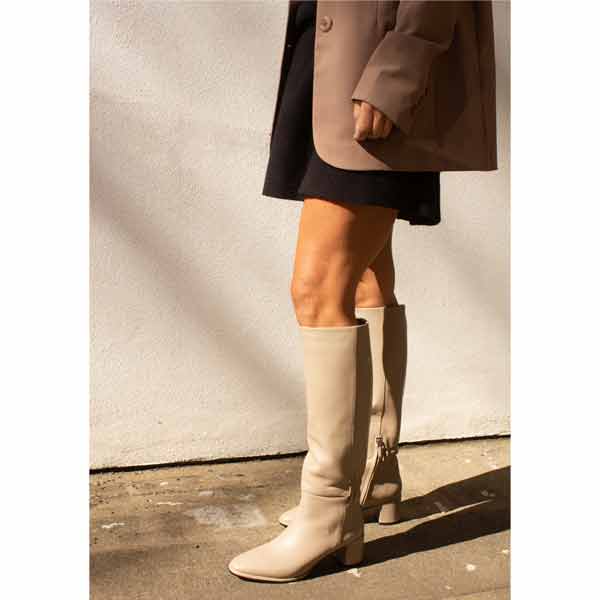 Lupita Taupe | Knee high boot