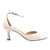 Petrina White Pearls | Mid Heel Sandal